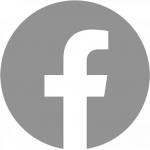 facebook logo grey